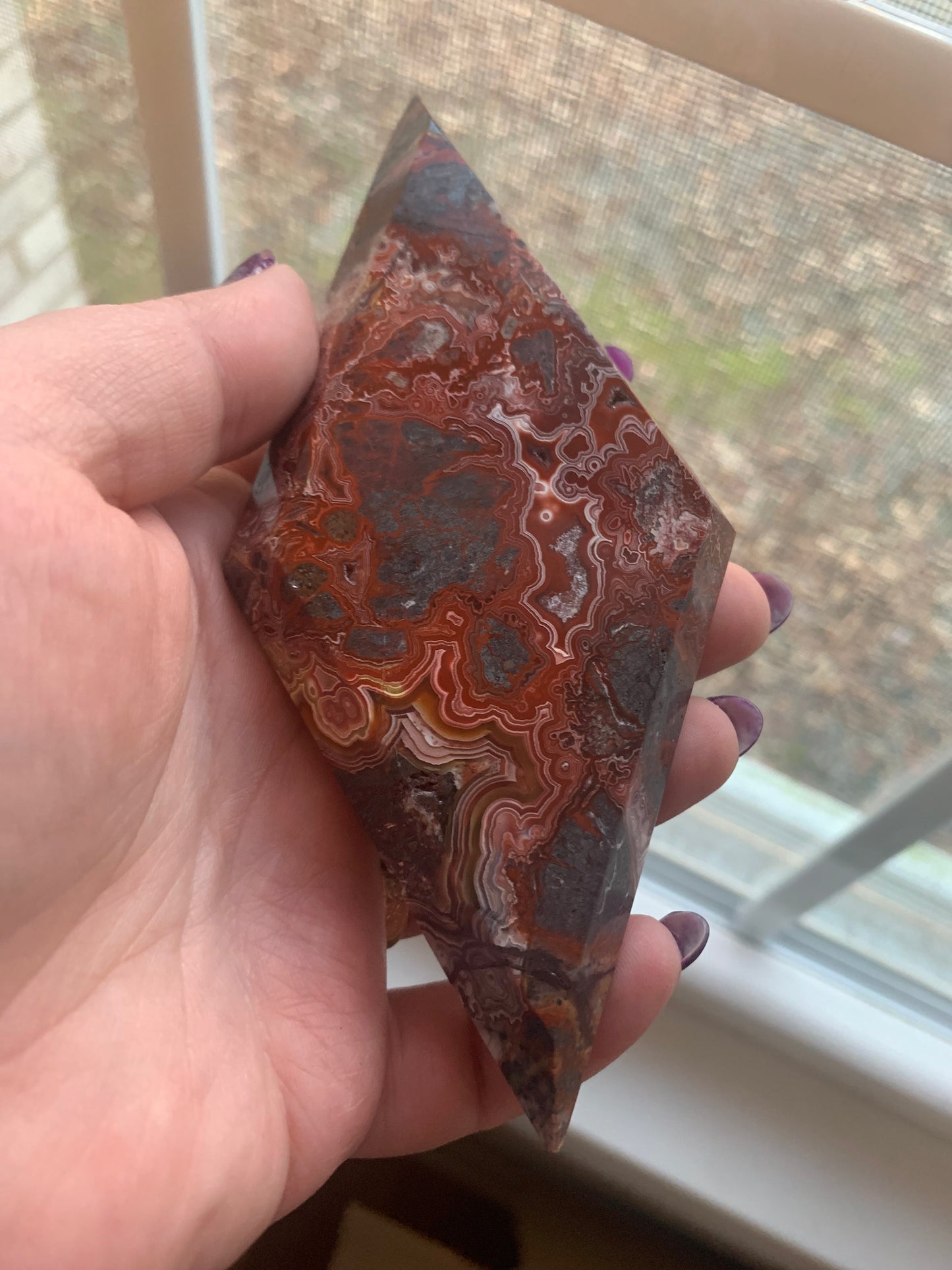 Mexican Lace Agate - Diamond