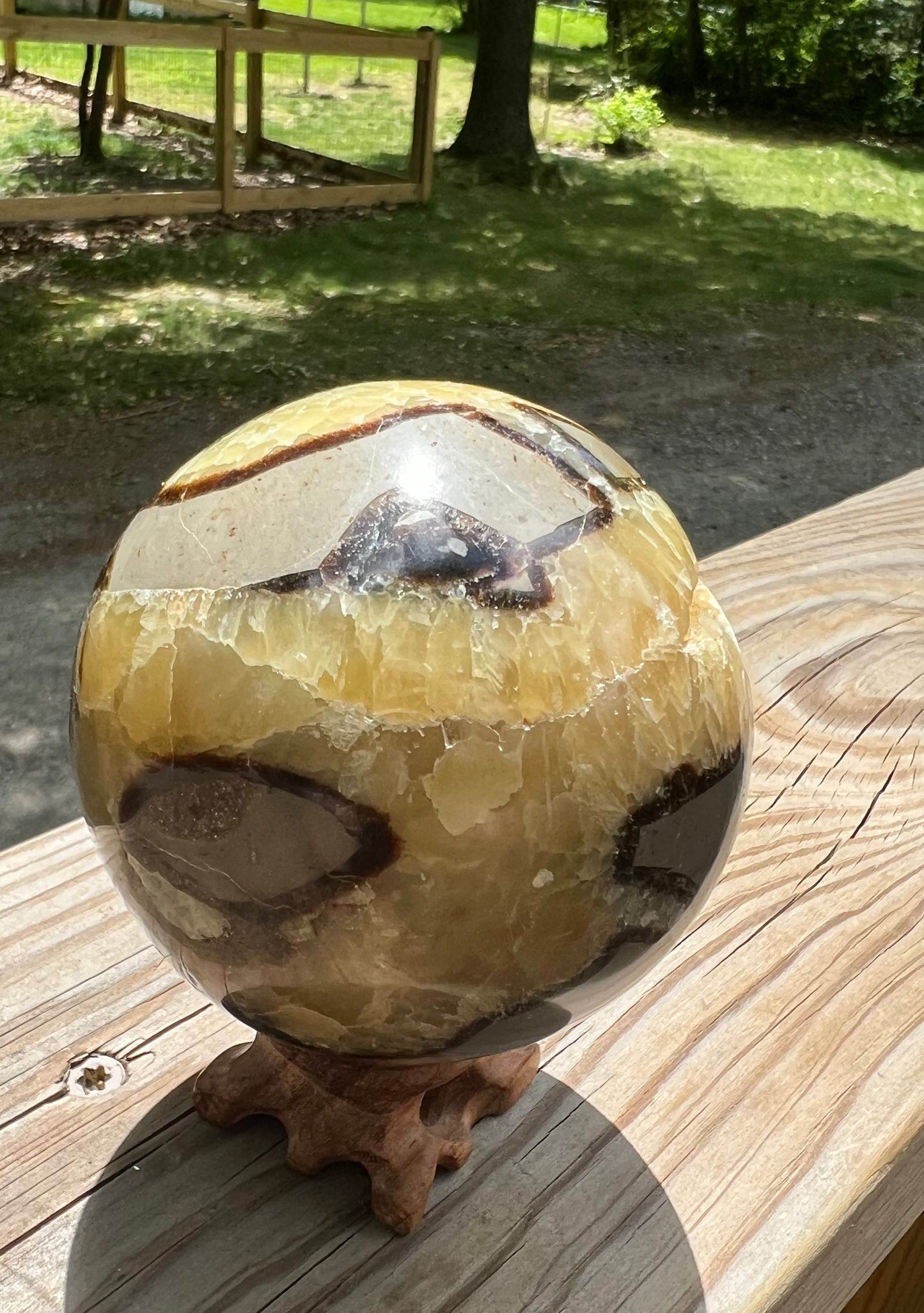 Septarian sphere