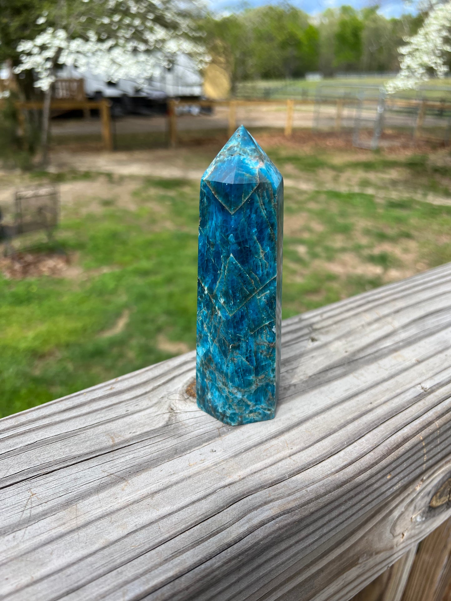 Blue Apatite Tower