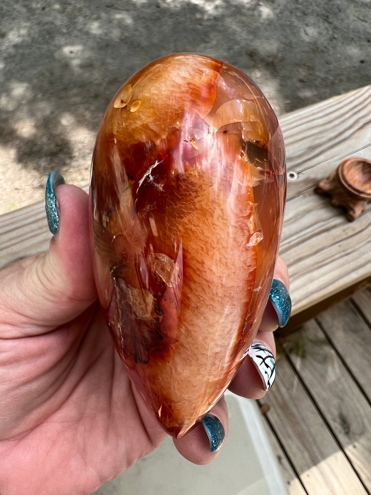 Fire Quartz Heart