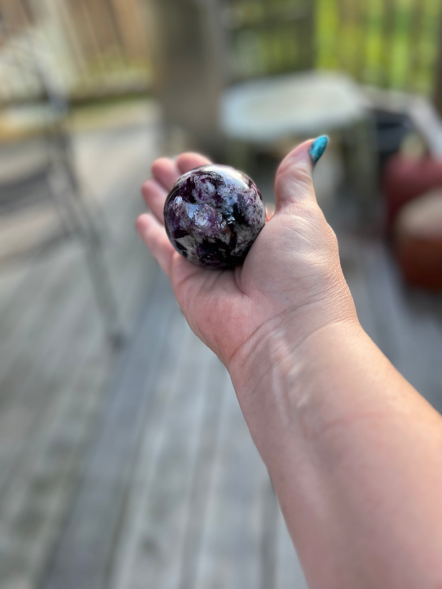Lepidolite Sphere