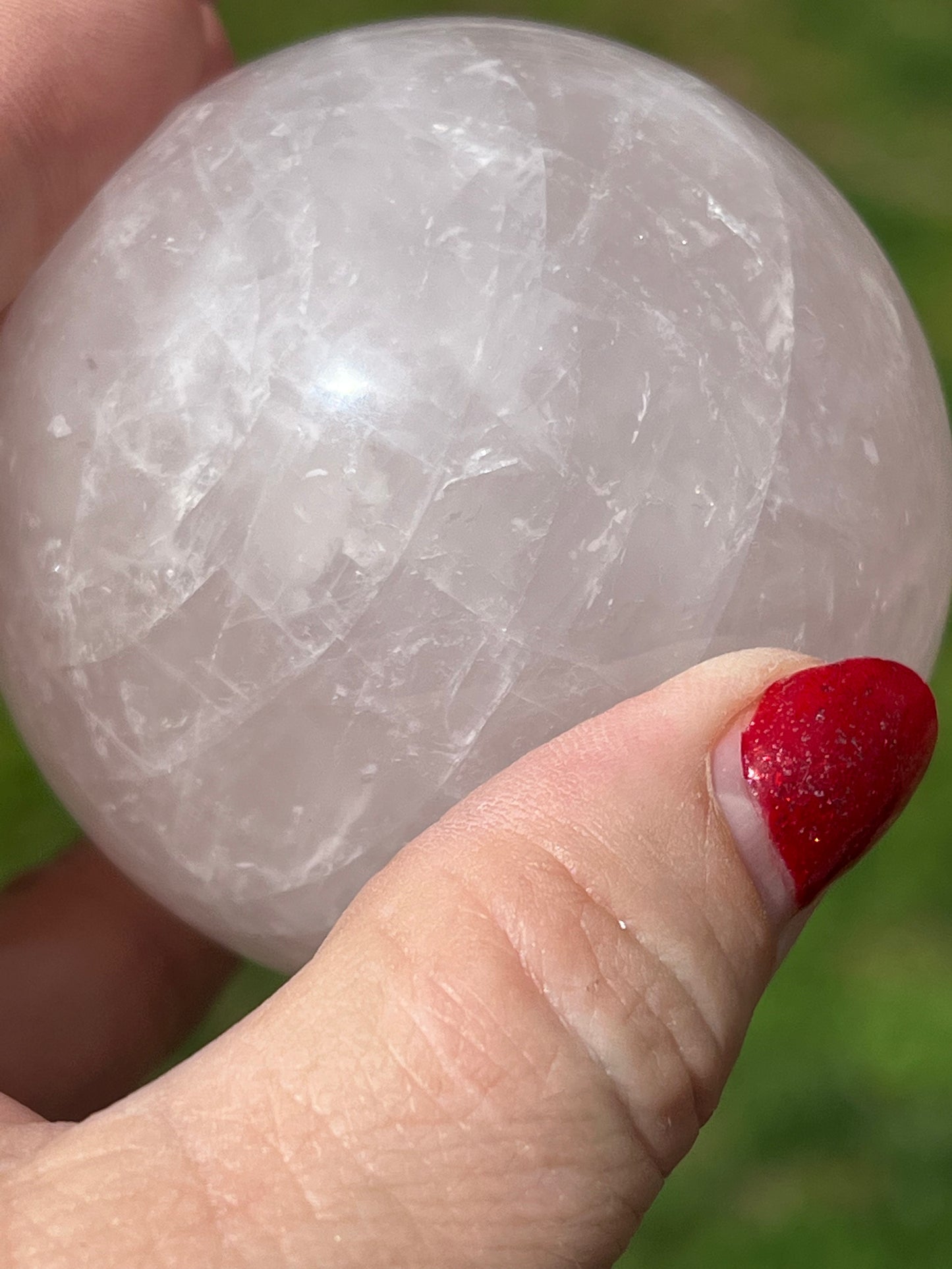 Pink Calcite sphere