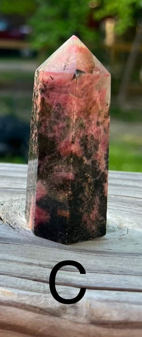 Rhodonite tower