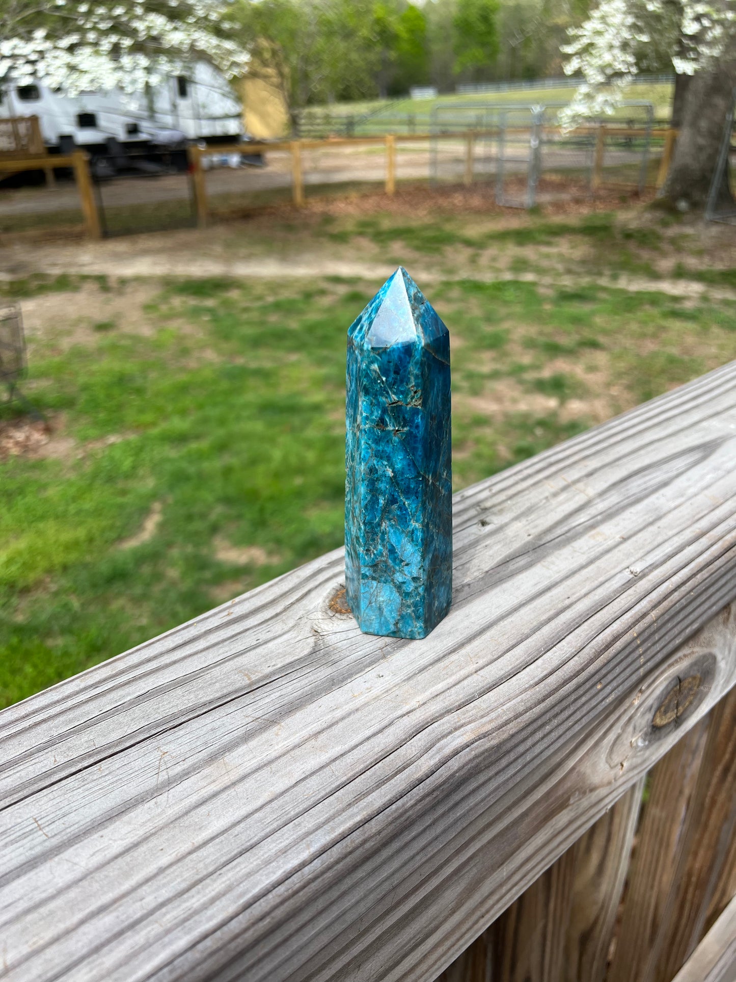 Blue Apatite Tower
