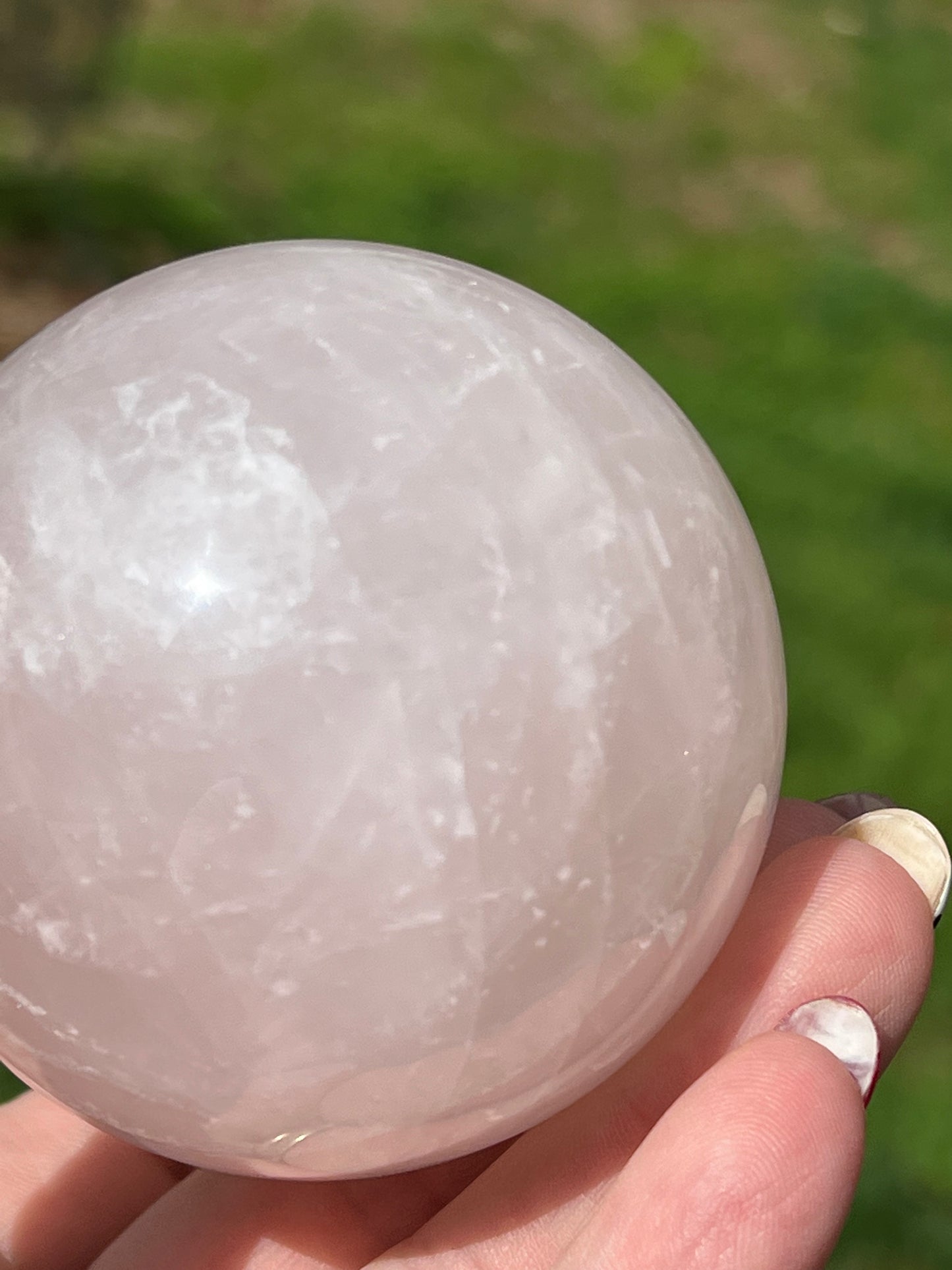 Pink Calcite sphere