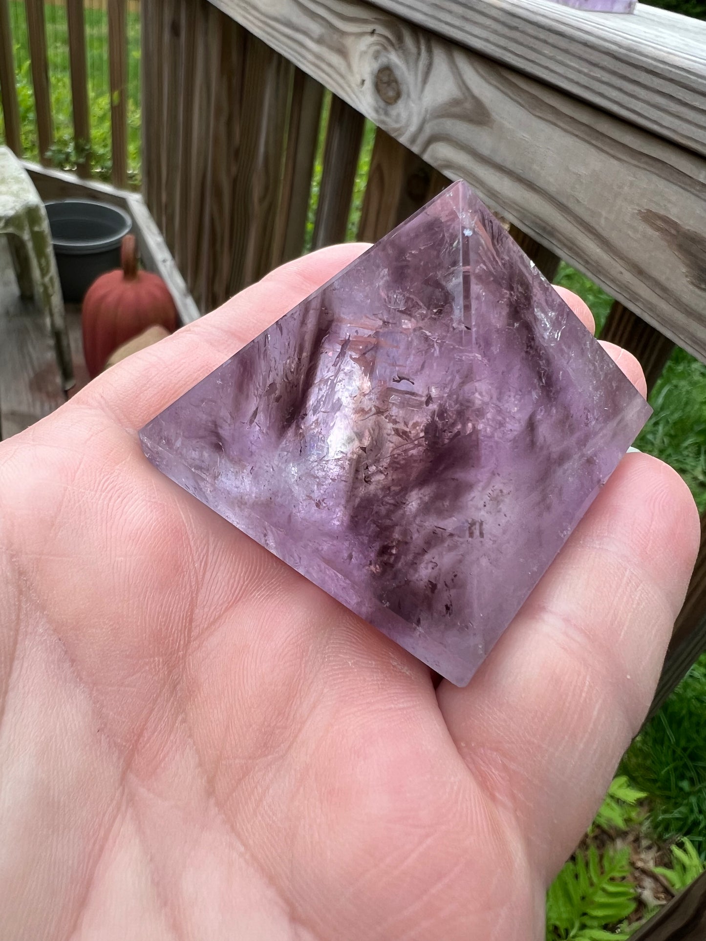 Amethyst Pyramid Point