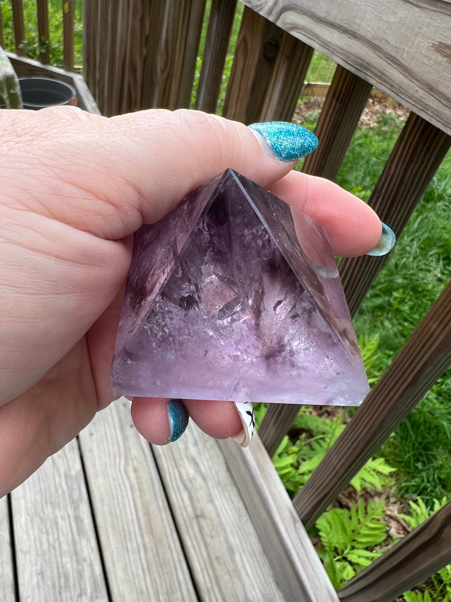 Amethyst Pyramid Point
