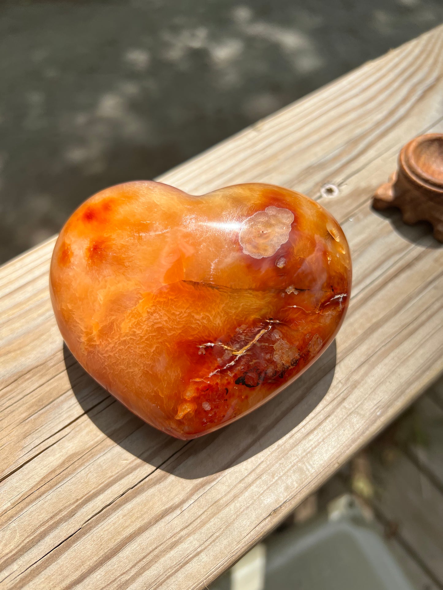 Fire Quartz Heart