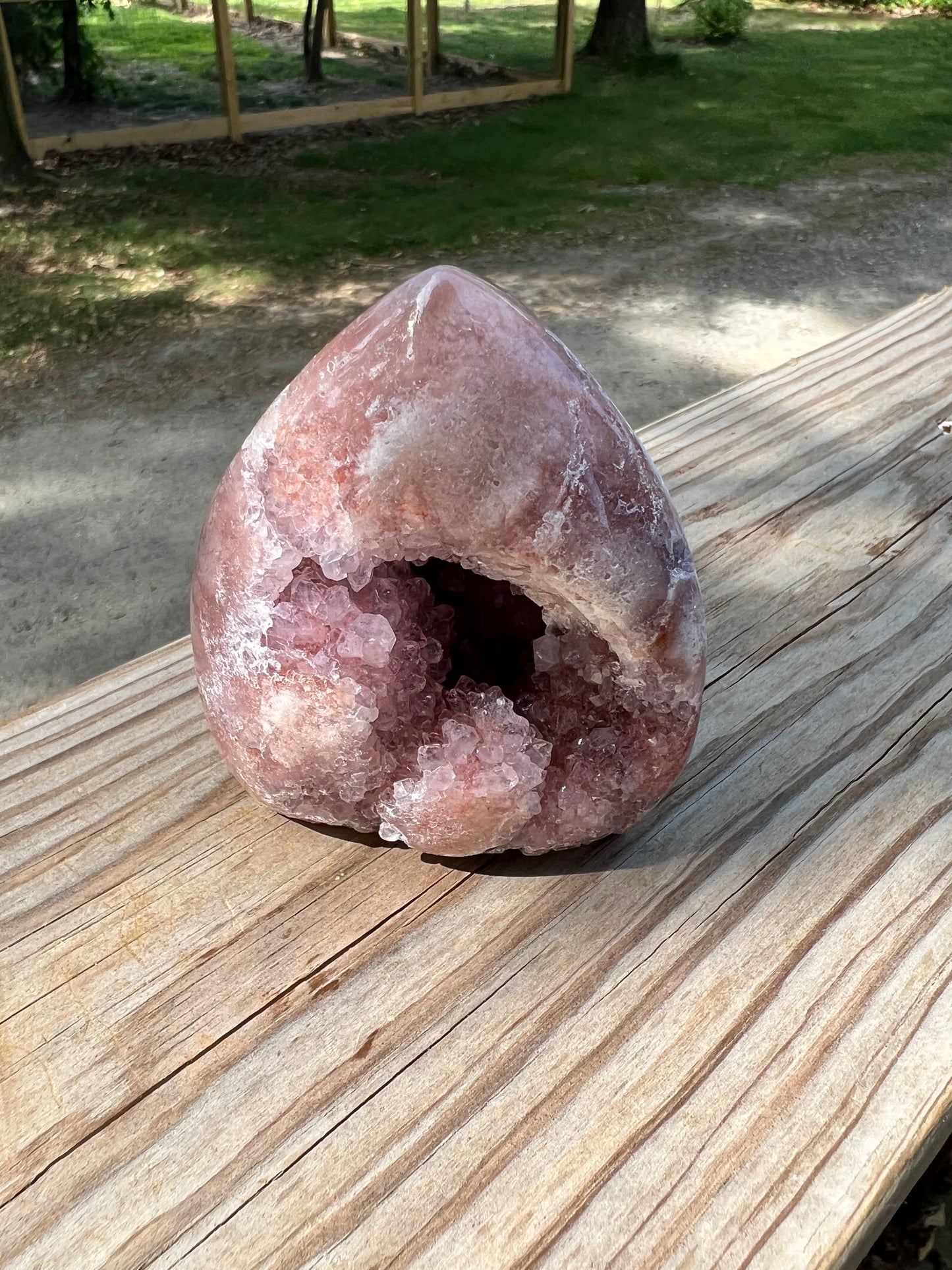 Pink Flower Amethyst Flame