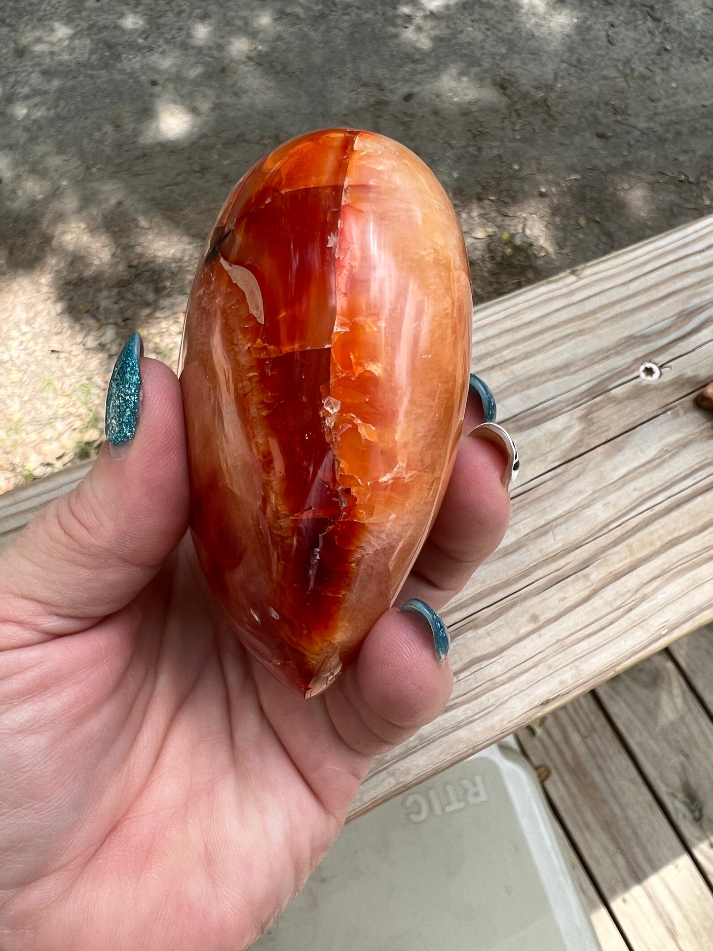 Fire Quartz Heart