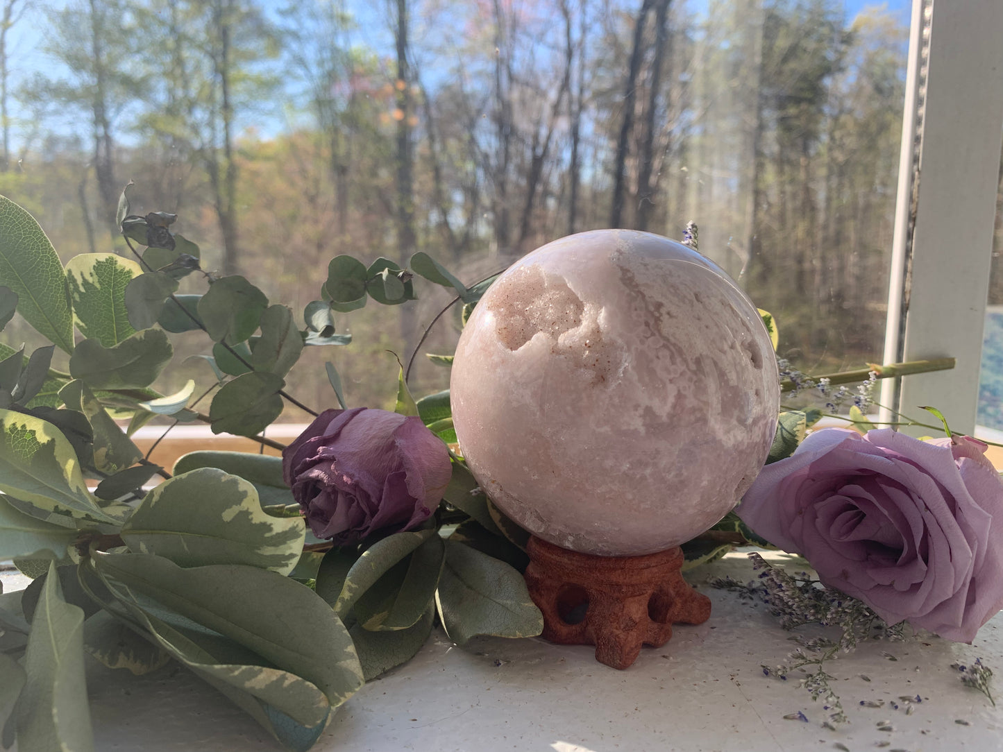Pink Amethyst Sphere
