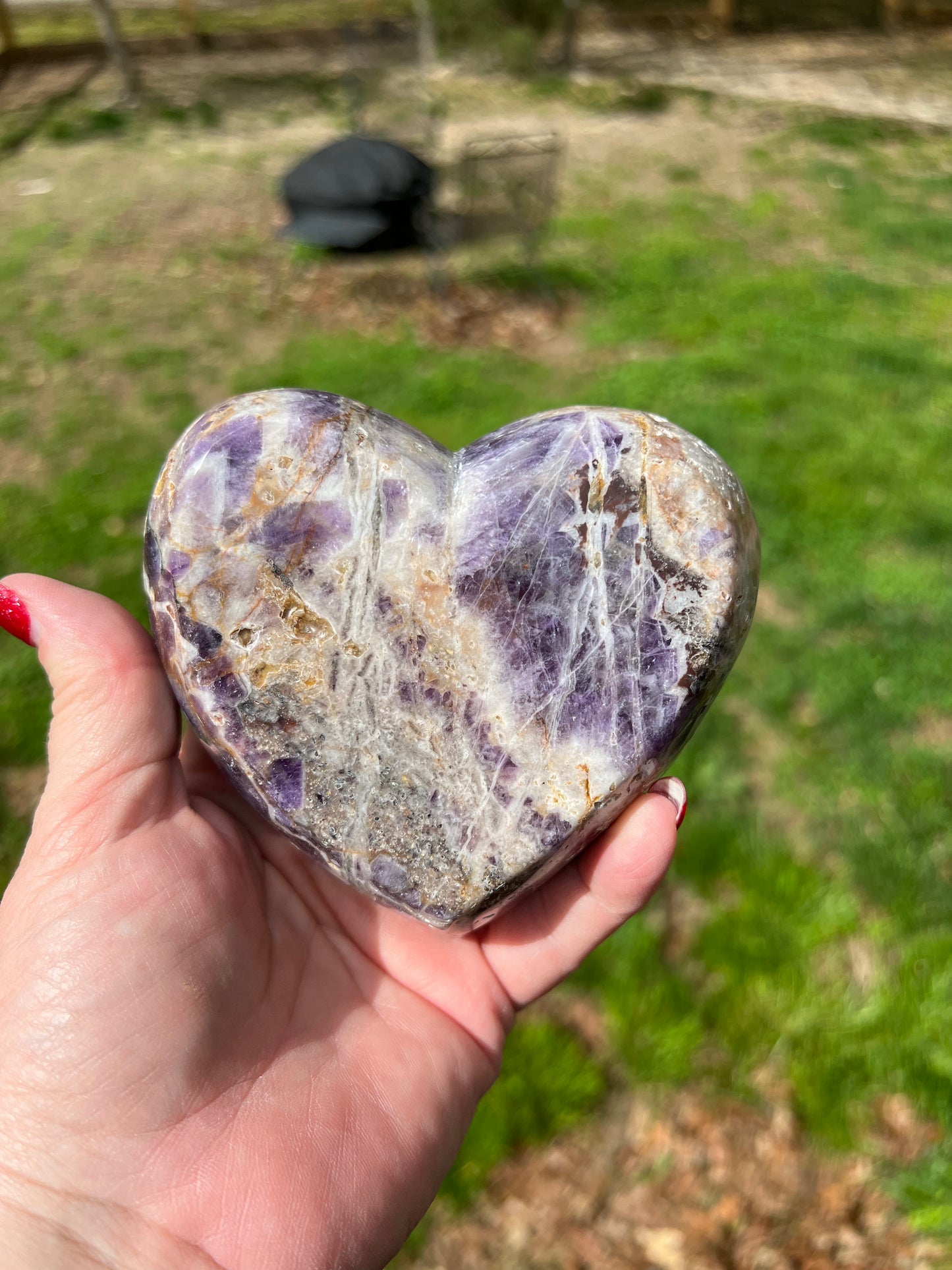 Dream Amethyst Heart Bowl