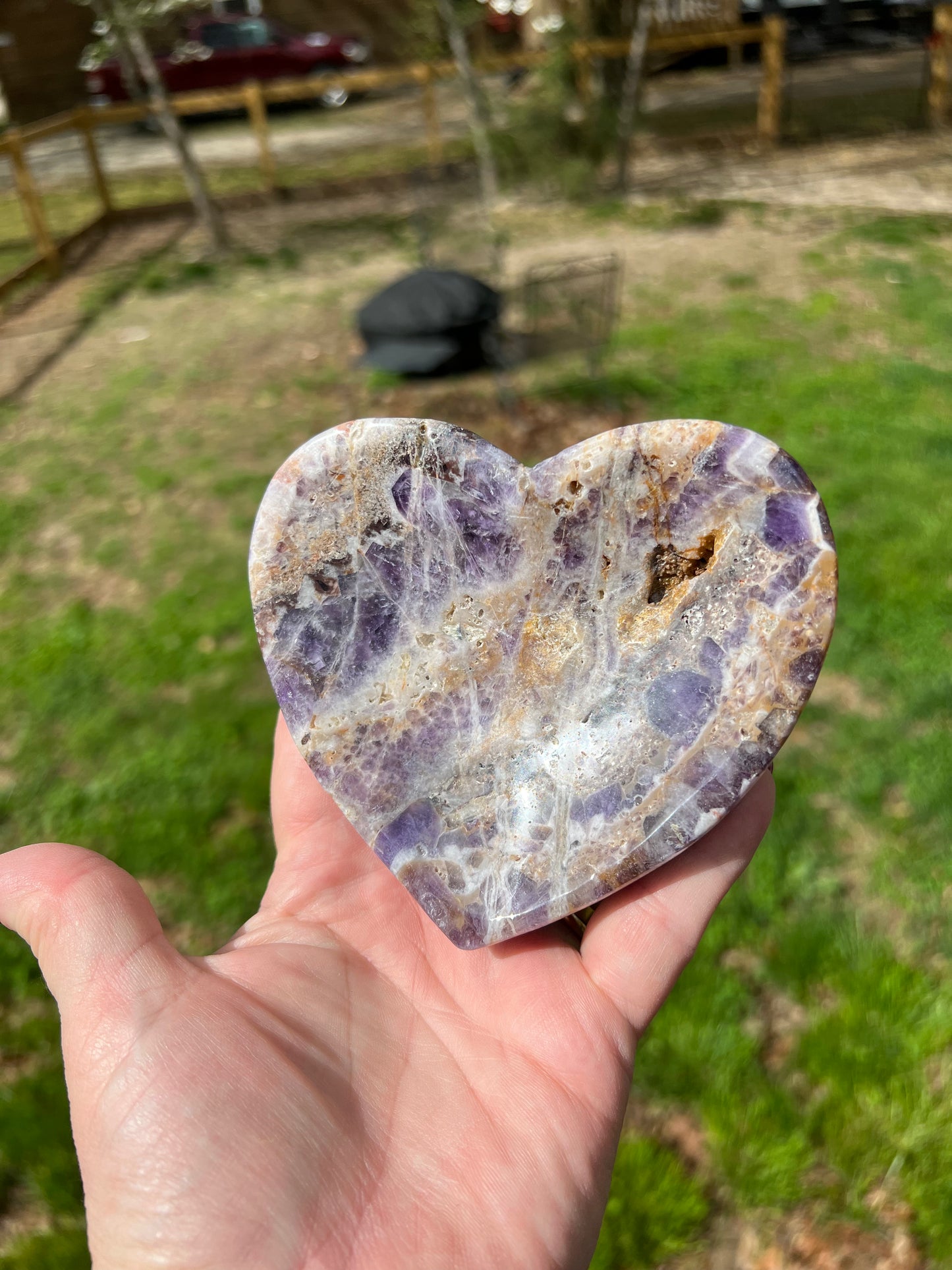 Dream Amethyst Heart Bowl