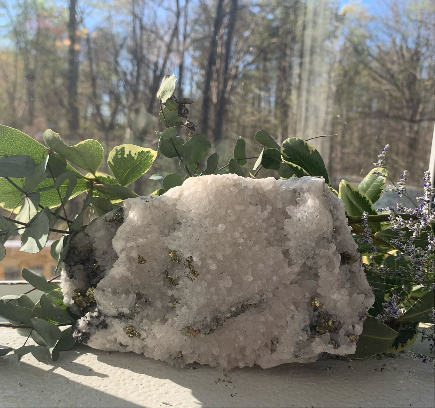 Quartz, Pyrite, Hematite Specimen