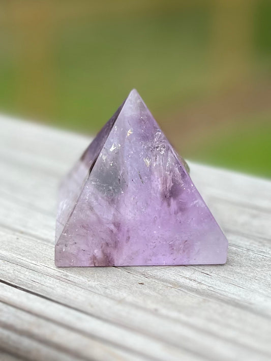 Amethyst Pyramid Point, imperfect